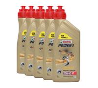 CASTROL Énergie 1 4T 20W-50 2-Rad L'Huile De Moteur Api Sn, Jaso MA2, 5x1 Litre