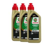 CASTROL Énergie 1 Course 4T 10W-30 2-Rad Huile Api Sl, Jaso MA2, 3x1 Litre