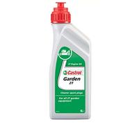 Castrol Garden 2T, Huile Moteur 2 Temps matériel de motoculture, 1L | API TC, ratio max. 1:50, lubrification par pompe ou mélange, minérale, faible émission de fumée