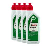 CASTROL Garden 4T 10W-30 Huile pour Tondeuse à Gazon Api Cf , Api Sl, 4x1 Litre
