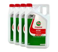 CASTROL GTX 15W-40 A3/B3 Huile Moteur PKW VW 501 01, VW 505 00, 4x5 Litres