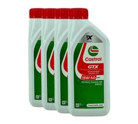 CASTROL GTX 15W-40 A3/B3 Pkw-Motorenöl VW 501 01, VW 505 00, 4x1 Litre