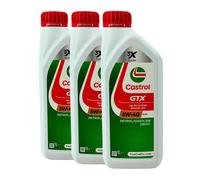 CASTROL GTX 5W-40 A3/B4 Pkw-Motorenöl VW 502 00, VW 505 00, MB 229.3, 3x1 Litre