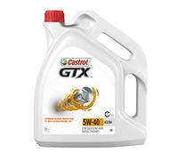 Castrol GTX High Mileage Huile de moteur 5W-40 A3/B4 5 l