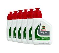 CASTROL Huile De Fourche 10W GABELÖL, Minéral, On Et Offroad, 6x500 Ml