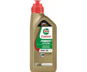 Castrol Huile lubrifiante pour scooter Power1 10W30 1LT React SRF Racing