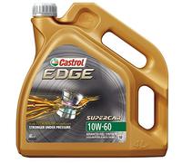 CASTROL Huile moteur EDGE 10W-60 Huile synthétique huile ACEA A3/B4 API SN API CF Titanium 4 L Compatible avec VW Golf IV 3/5 portes 1J1 Golf V 3/5 portes 1K1 Polo IV 3/5 portes 9N, 9A