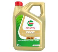 CASTROL Huile moteur EDGE 5W-40 Huile entièrement synthétique ACEA A3/B4 API SP A3/B4 4 L Compatible avec VW Golf VII 3/5 portes 5G1, BQ1, BE1, BE2 Golf IV 3/5 portes 1J1 Golf V 3/5 portes 1K1