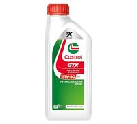 CASTROL Huile moteur GTX 15W-40 Huile minérale ACEA A3/B3 API SL API CF A3/B3 1 L Compatible avec VW Golf IV 3/5 portes 1J1 Golf V 3/5 portes 1K1 Polo IV 3/5 portes 9N, 9A Touran I 1T1, 1T2