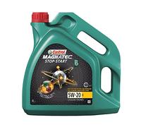 CASTROL Huile moteur Magnatec 5W-20 huile API SN Stop-Start E 4 L Compatible avec FORD Fiesta Mk6 3/5 portes JA8, JR8 Fiesta Mk5 3/5 portes JH1, JD1, JH3, JD3 Focus Mk2 3/5 portes DA, HCP, DP