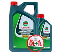 Castrol Huile Moteur Magnatec 5W-30 C2, 5+1L