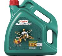 Castrol Huile moteur Magnatec 5W-40 ACEA A3/B4 API SN - Compatible VW Golf IV–VII 3/5 portes - 4 L