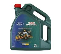 CASTROL Huile moteur Magnatec Professional 5W-20 Huile entièrement synthétique Ford E 5 L Compatible avec FORD Fiesta Mk6 3/5 portes JA8, JR8 Fiesta Mk5 3/5 portes JH1, JD1, JH3, JD3 Kuga Mk2 DM2