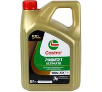 Castrol Huile moteur Power 1 Ultimate 4T 10W-50 API SN JASO MA2 4 L