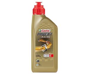 CASTROL Huile moteur Power 1 5W-40 Huile synthétique API SN Racing 4T 1 L Compatible avec AIXAM Scouty Cabriolet, YAMAHA MOTORCYCLES GIGGLE, VESPA MOTORCYCLES PRIMAVERA