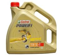 Castrol Huile moteur Power1 4T 15W-50 4 L Doré