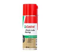 Castrol Lubrifiant pour chaînes d'une capacité de 0,4 litre pour chaînes avec et sans anneau O-X, pour motos de route et tout-terrain