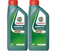 Castrol MAGNATEC 0W-30 D, 1L (Lot de 2)