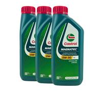 CASTROL Magnatec 5W-30 C2 Huile Moteur PKW PSA B71 2290, ACEA C2, 3x1 Litres