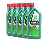 CASTROL Magnatec 5W-40 A3/B4 Huile, Renault Rn 0710, VW 502 00, 5x1 Litre
