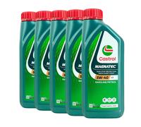 CASTROL Magnatec 5W-40 C3 Huile Moteur PKW BMW Longlife-04, ACEA C3, 5x1 Litre