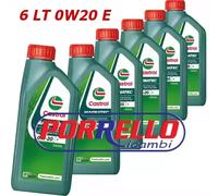 Castrol MAGNATEC Huile Moteur 0W-20 E 6 L, Synthétique, Ford WSS-M2C954-A1