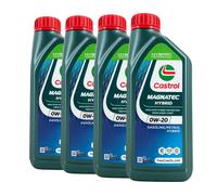 CASTROL Magnatec Hybrid 0W-20 Pkw-Motorenöl Ilsac GF-6, Api Sp, 4x1 Litre