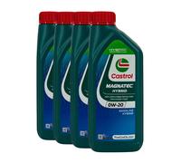 CASTROL Magnatec Hybrid 0W-20 Pkw-Motorenöl Ilsac GF-6, Api Sp, 4x1 Litre