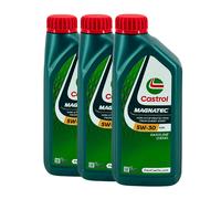 CASTROL Magnatec Stop-Start 5W-30 A3/B4 Huile Moteur MB 226.5, 229.5, 3x1 Litre