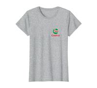 Castrol PAPL1285 Liquid Engineering Logo sur la Poitrine T-Shirt, Femme, Gris Chiné, XXL
