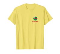 Castrol PAPL1285 Liquid Engineering Logo sur la Poitrine T-Shirt, Homme, Citron, 3XL