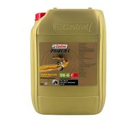CASTROL Power 1 4T 10W-40 Huile Moteur 2 Roues API SN, JASO MA2, 20 Litres
