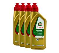 CASTROL Power 1 Scooter 2T Huile Moteur 2 Roues ISO-L-EGD JASO FD, 4x1 Litres