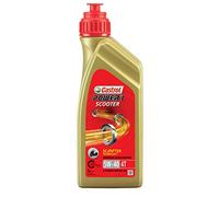 CASTROL Power 1 Scooter 4T 5W-40, Huile Deux-Roues Moteur 4 temps, 1L | Synthèse HC, 4 temps, API SJ, JASO MB, compatible scooters, Piaggio Fly 50 4T 2007-2007