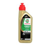 CASTROL Power 1 Ultimate 4T 5W-40 Huile De Moto API SN, JASO MA2, 1 Litre