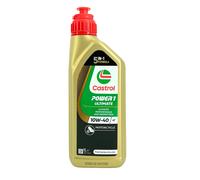 CASTROL Power 1 Ultimate 4T SAE 10W-40 Huile De Moto, API SN, JASO MA2, 1 Litre