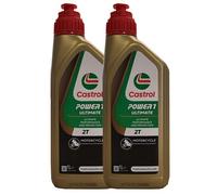 CASTROL Power 1 Ultime 2T 2 Litres (Autrefois Power 1 Racing 2T) Huile Moteur