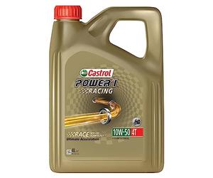 CASTROL Power1 R 4T 10W-50, Huile Deux-Roues Moteur 4 Temps, 4L