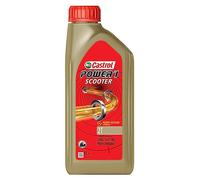CASTROL Huile moto moteurs 2T de scooters 1 L CASTROL Power 1 Scooter 2T 1L (Ref: 15F575)