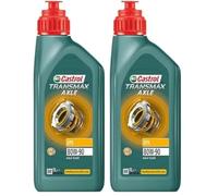 CASTROL Tranmax Axle EPX 80W-90, Huile de Transmission, 1L (Lot de 2)