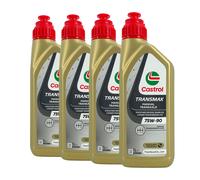 CASTROL TRANSMAX Huile De Boîte Manuelle 75W-90 VW 501 50, 4x1 Litre