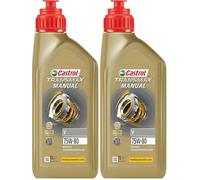 Castrol TRANSMAX Manual V 75W-80, 1L (Lot de 2)