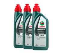 CASTROL Transmax Manuel EP 80W Huile De Boîte, API GL-4, MB 235.1, 3x1 Litre