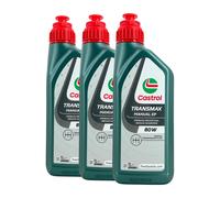 CASTROL Transmax Manuel EP 80W Huile De Boîte, API GL-4, MB 235.1, 3x1 Litre