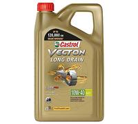 Castrol VECTON Long Drain 10W-40 E6/E9 Huile moteur diesel poids lourds, 5L