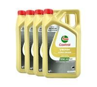 CASTROL Vecton Long Drain 10W-40 E6/E9 Huile, Mtu Ölkategorie 3.1, 4x5 Litre