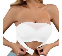 Casual Adjustable Bra with Lace Closure Front, Versatile and Comfortable Lingerie for All Seasons, Perfect for Daily Wear, White, 32B(White,34C)