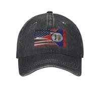 Casual Casquette De Camionneur, Drapeau De L'Amitié Entre L'Amérique Et Le Belize Chapeau De Soleil Classic Casquette Trucker pour Cyclisme Activités Homme