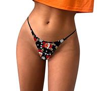 Casual Culotte Femme Drôle Drôle Culotte Underwear Doux Père Noël Sexy Chic String Renne Mignon Bikini Shorty Invisible Cadeau Noel