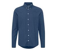 Casual Friday Cfanton Ls BD a Fil Chemise, 1940131_Dark Navy Melange, 3XL Homme